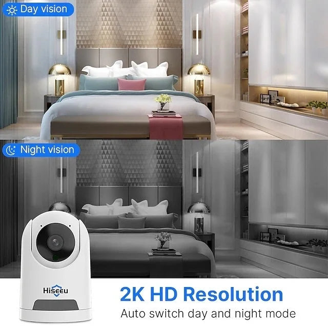 Hiseeu FH2E 4MP Home WiFi Smart Camera - Electronics >