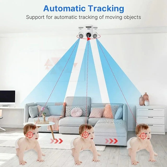 Hiseeu FH2E 4MP Home WiFi Smart Camera - Electronics >