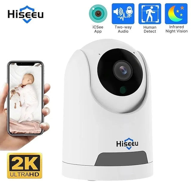 Hiseeu FH2E 4MP Home WiFi Smart Camera - Electronics >