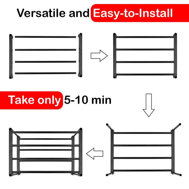 Hivvago 6 Tiers Shoe Rack Storage Organizer Shelf