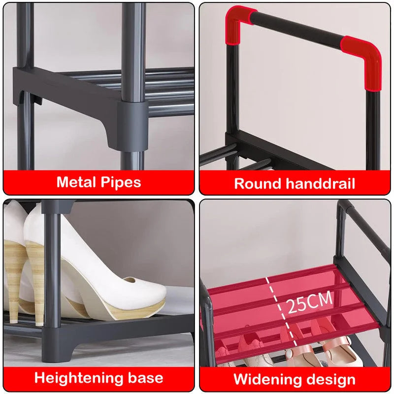 Hivvago 6 Tiers Shoe Rack Storage Organizer Shelf