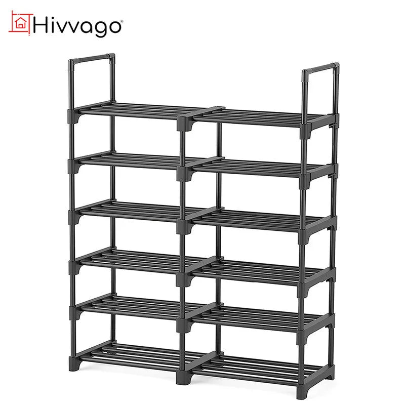 Hivvago 6 Tiers Shoe Rack Storage Organizer Shelf