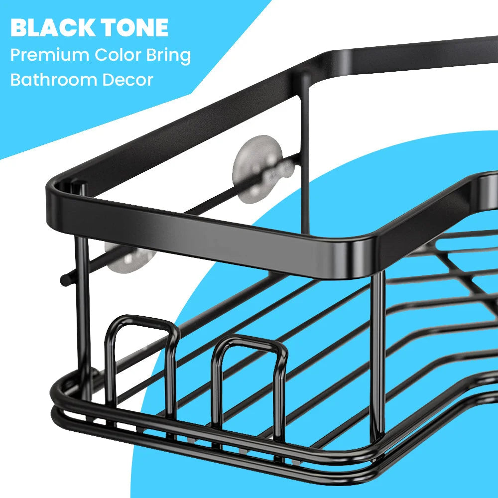 Hivvago Stainless Steel Bathroom Organizer Shelves
