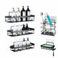 Hivvago Stainless Steel Bathroom Organizer with Adhesive
