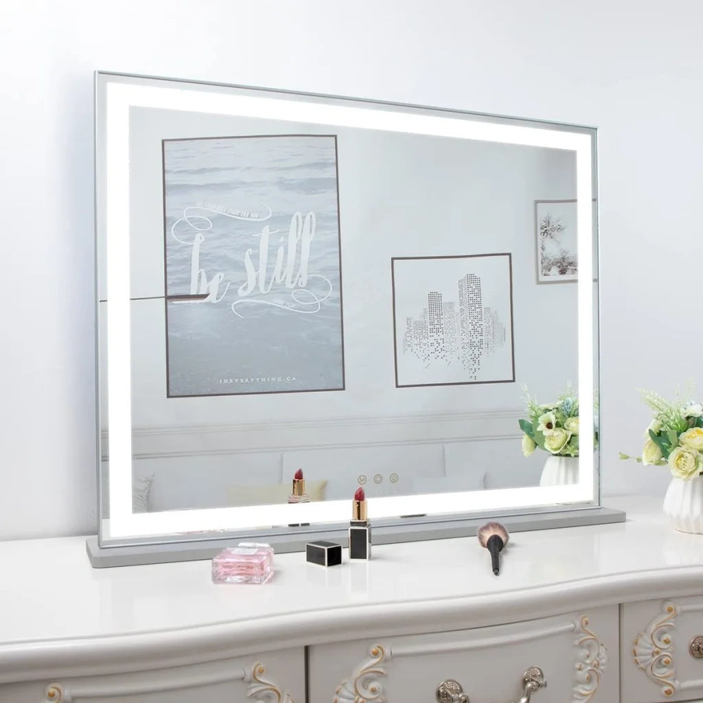 Hollywood LED Makeup Mirror with Smart Touch Control and 3