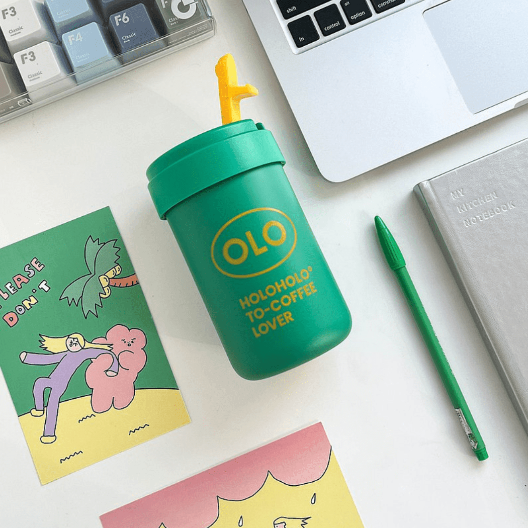 HOLOHOLO Thermo Coffee Cup 380Ml Red