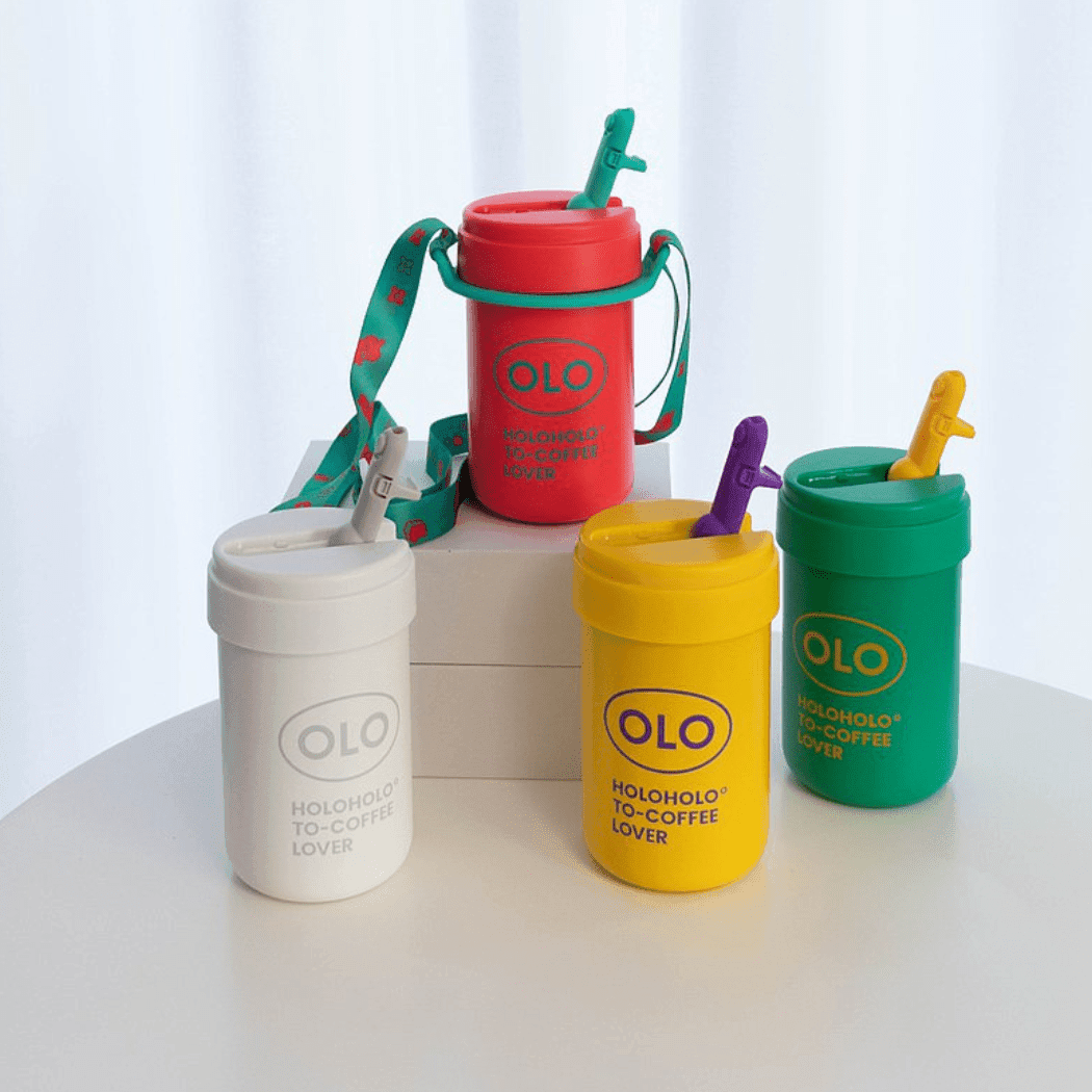 HOLOHOLO Thermo Coffee Cup 380Ml Red