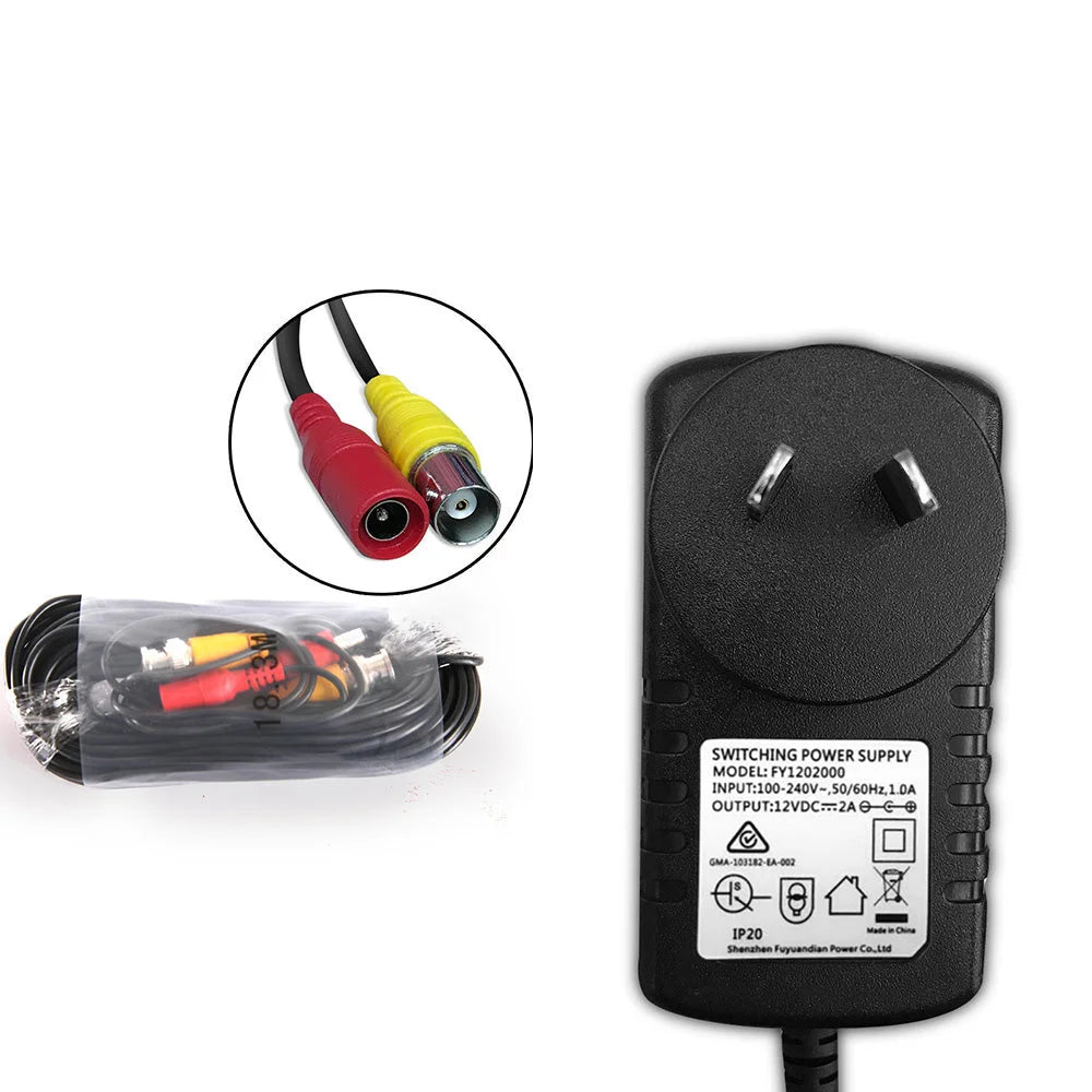 Home CCTV Security System Camera 4CH DVR 1080P 1500TVL 1TB