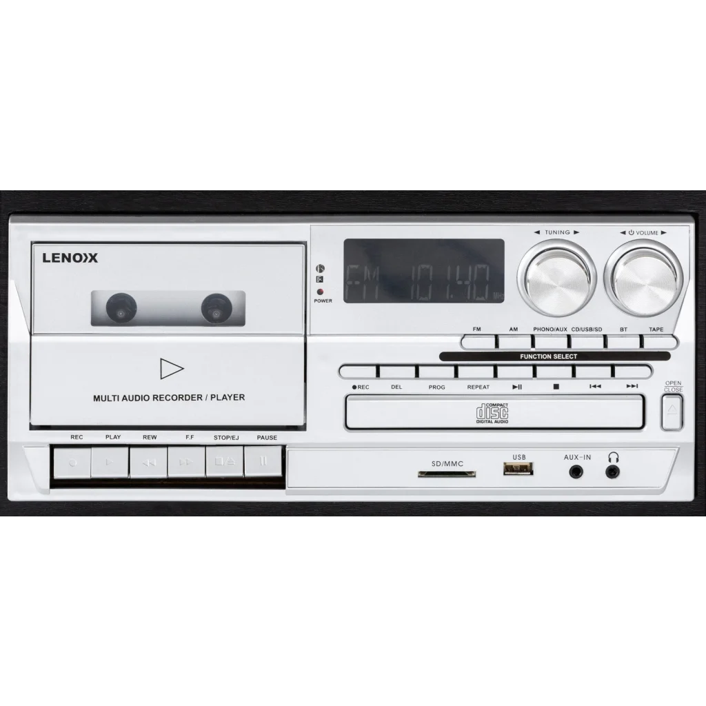 Home entertainment system with visible product details