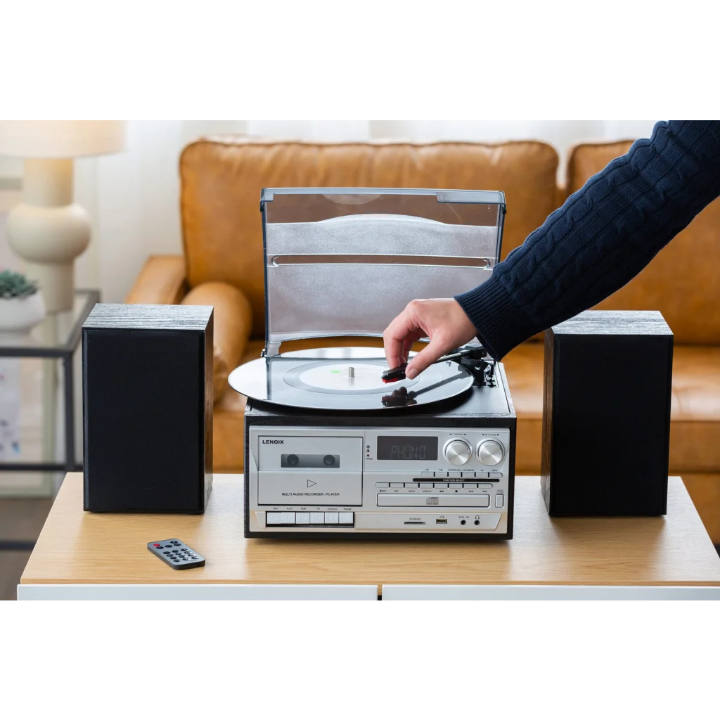 Home entertainment system for compact media playback