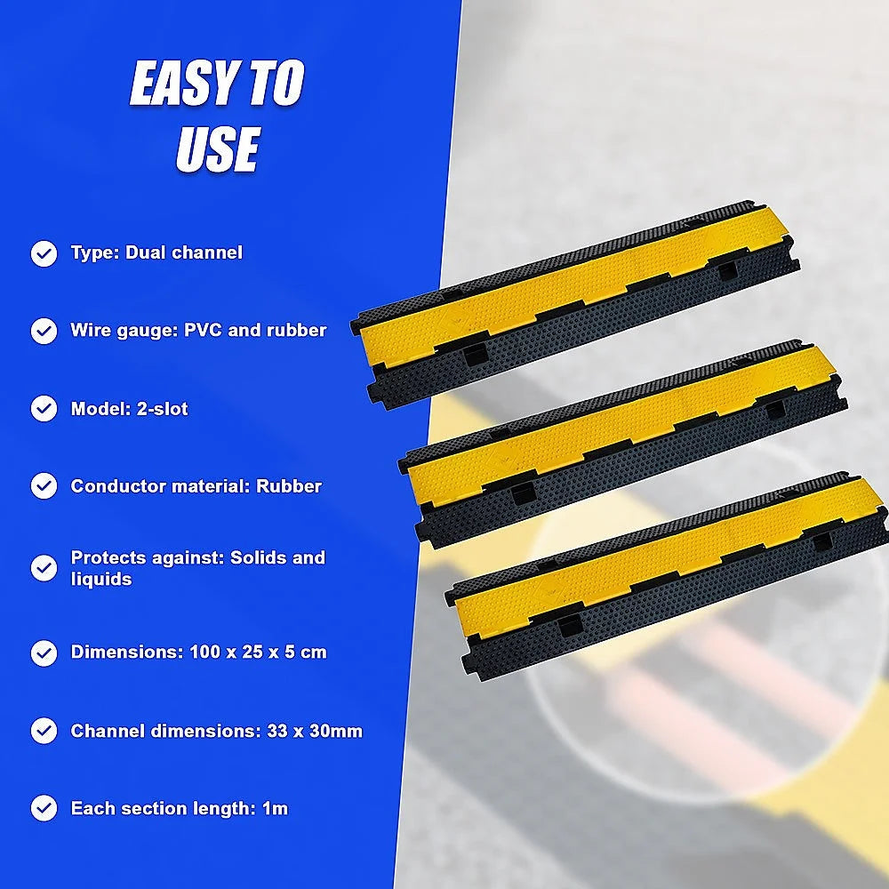 Home Gardenal Wire Cover 3pcs 2-Cable Heavy Duty Protector