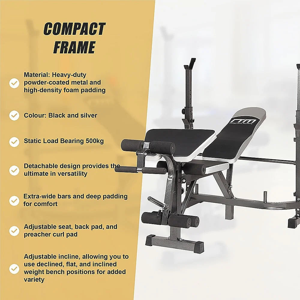 Home Gym Multi Station Weight Bench Press Leg Equipment