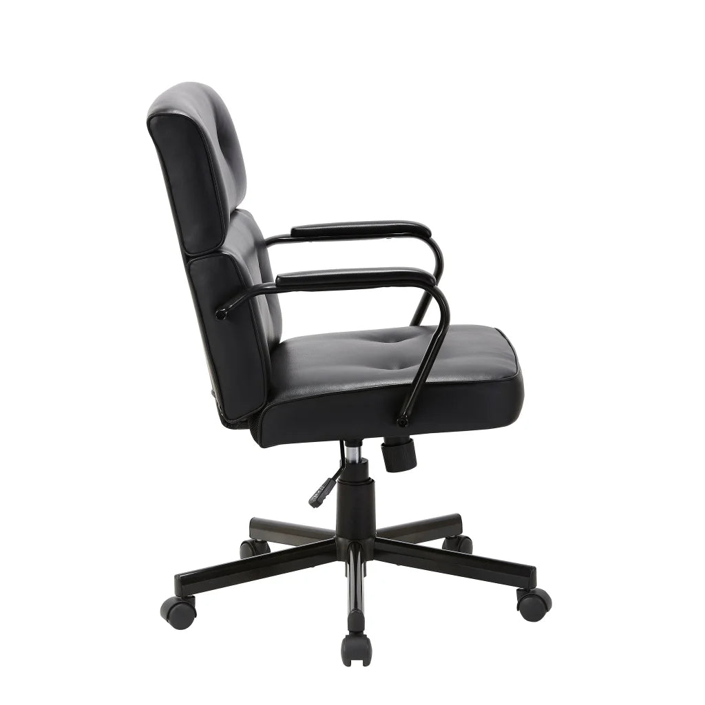 Home Office Chair Beverly - Black PU - Furniture