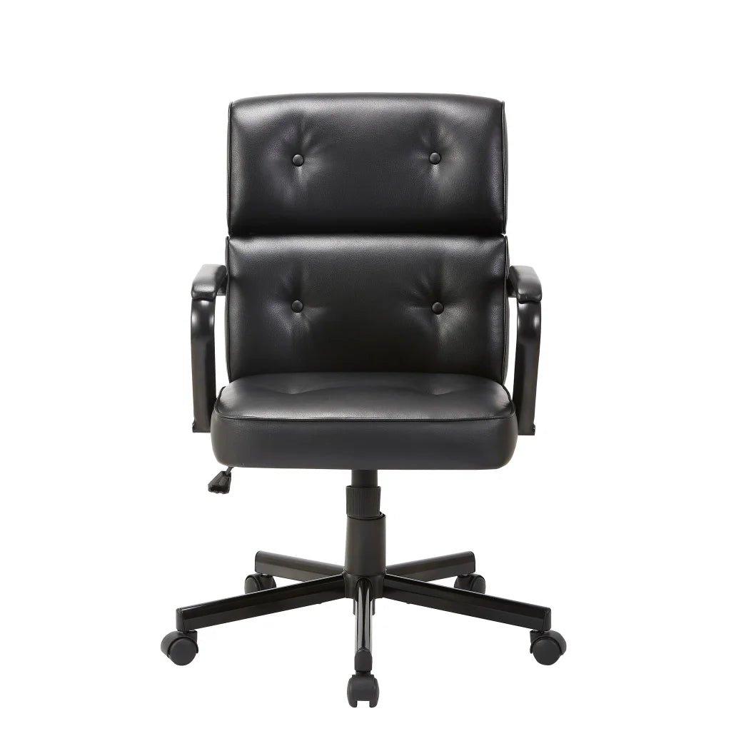 Home Office Chair Beverly - Black PU - Furniture