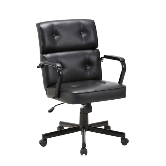 Home Office Chair Beverly - Black PU - Furniture