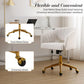 Home Office Chair Velvet Beige - Furniture