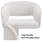 Home Office Chair Velvet Beige - Furniture