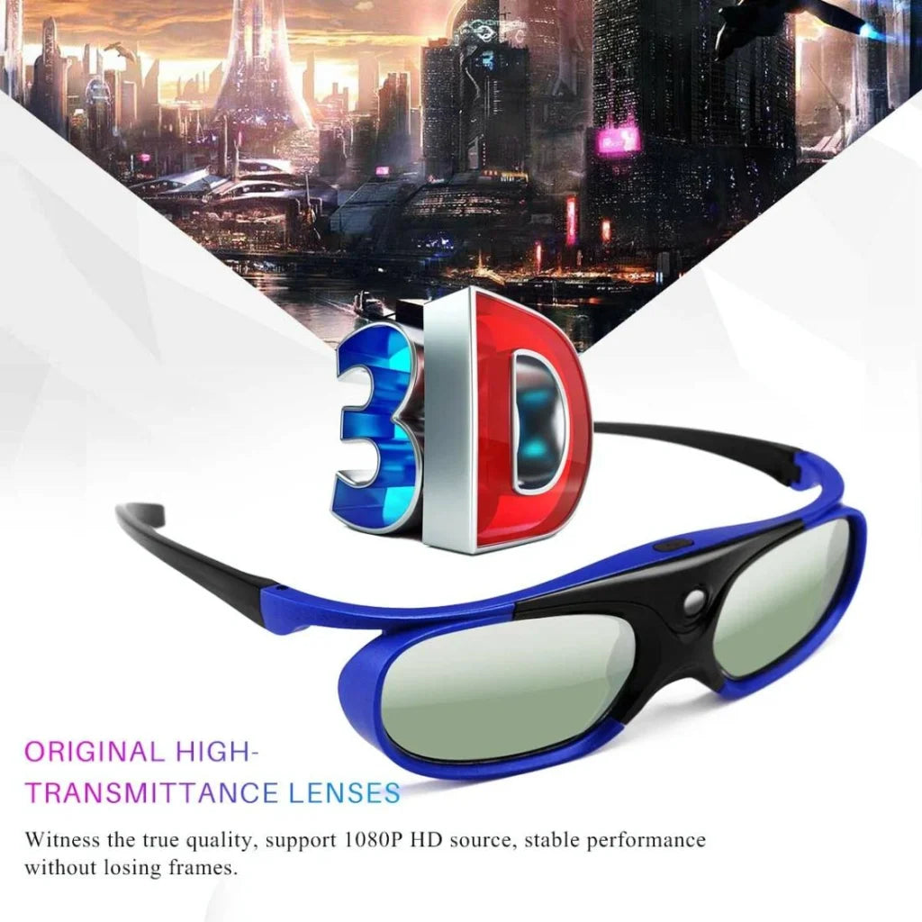 Home Theater 3D Glasses - Active Shutter For Projectors & Tvs-1915197751596027907