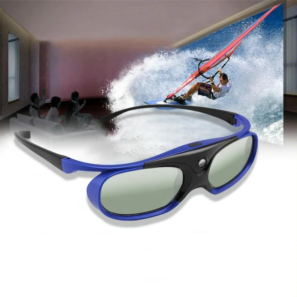 Home Theater 3D Glasses - Active Shutter For Projectors & Tvs-1915197751596027910