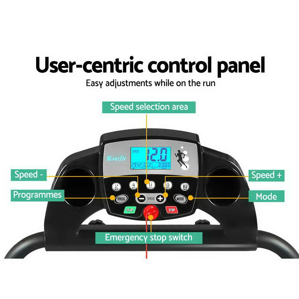 Home Treadmill - Black - Fitness Accessories