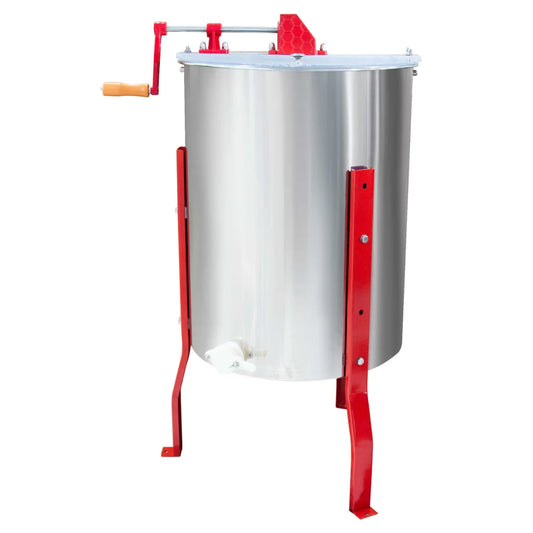 Honey Extractor 4 Frame Stainless Steel Four Manual Crank