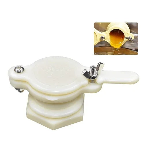 Honey Gate Valve with Wing Nut Heavy Duty Nylon Bee Hive