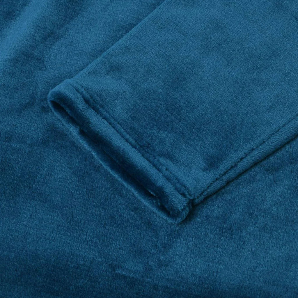 Hooded Blanket Super Soft Extra Large - Ink Blue