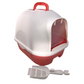 Hooded Cat Toilet Litter Box Tray House with Drawer & Scoop