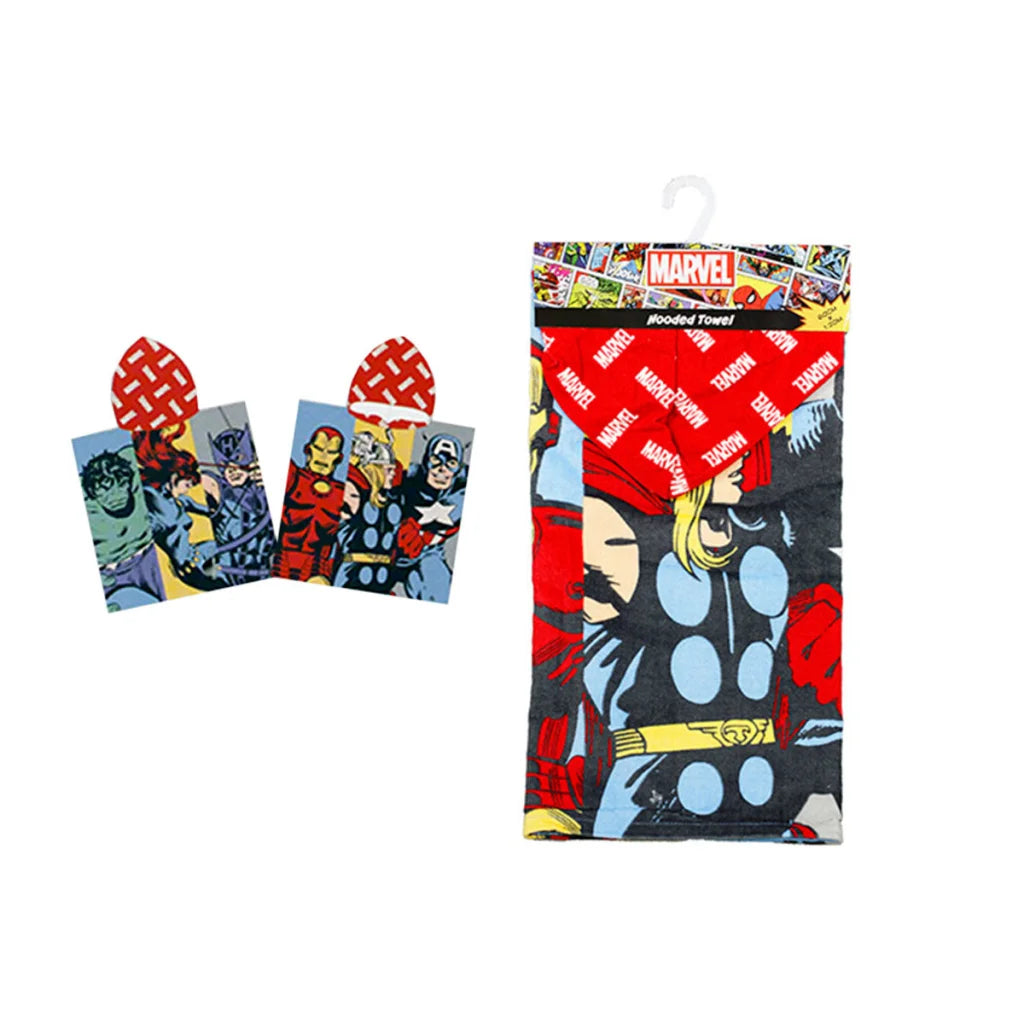 Hooded Towel Caprice Marvel Revengers Cotton Licensed 60 x