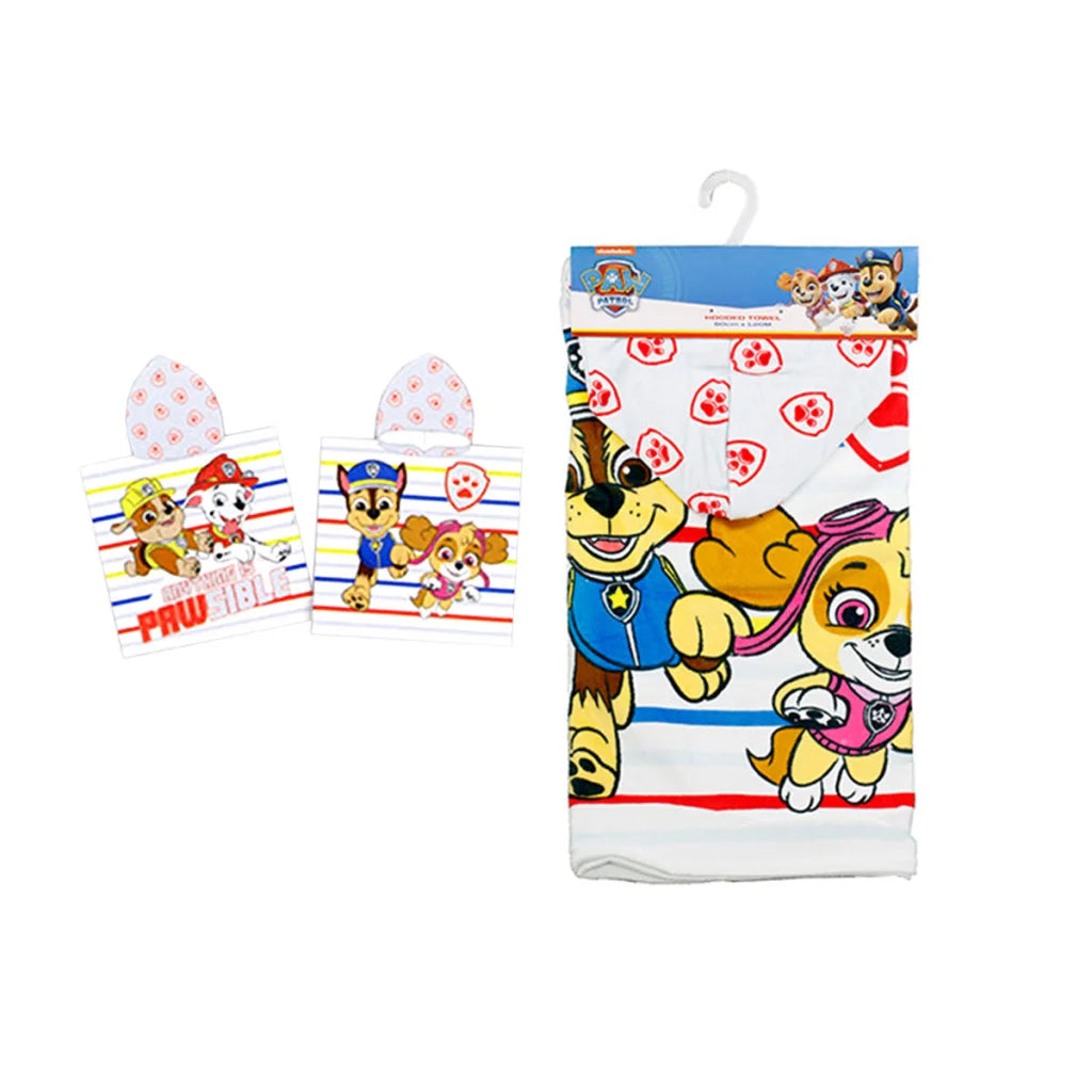 Hooded Towel Caprice Paw Patrol Cotton Licensed 60 x 120 cm