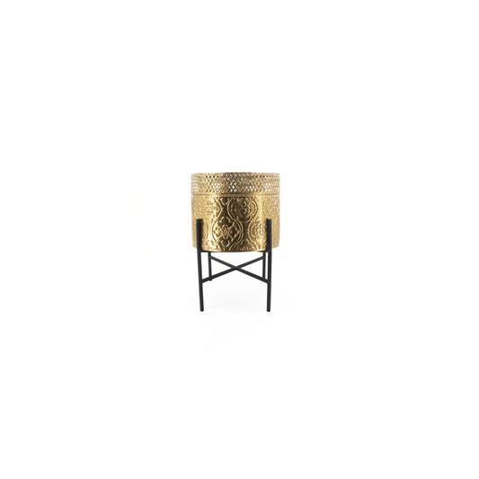 Hope Planter - Gold - Small - Home & Garden > Artificial