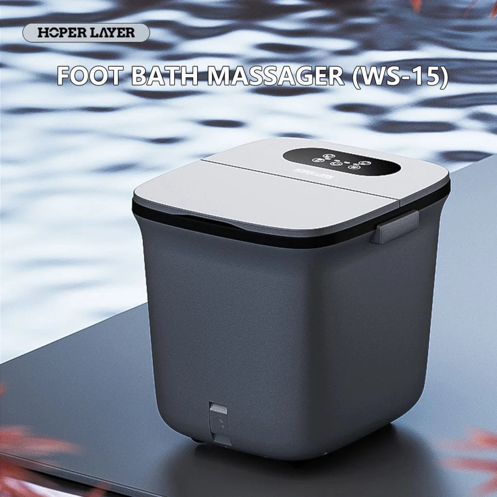 Hoper Layer Circulating Heating Foot SPA Bath Massager Dry