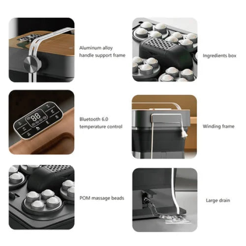 Hoper Layer Electric DPS Heating Folding Foot Bath Massager