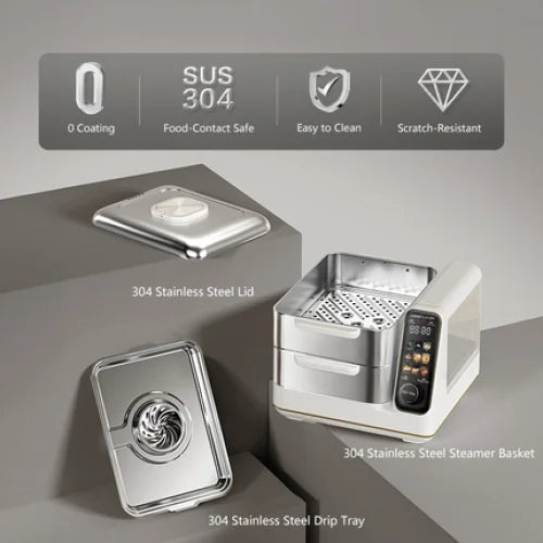 Hoper Layer Electric Food Steamer 16L Large Capacity 10