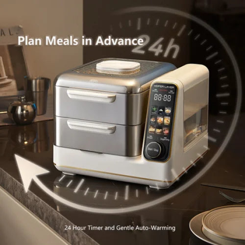 Hoper Layer Electric Food Steamer 16L Large Capacity 10