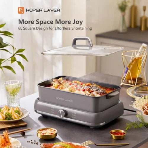 HOPER LAYER Electric Hot Pot 6L