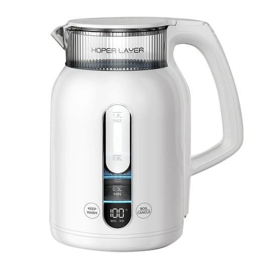 Hoper Layer Insulation Electric Kettle 1.5L 1500W Water