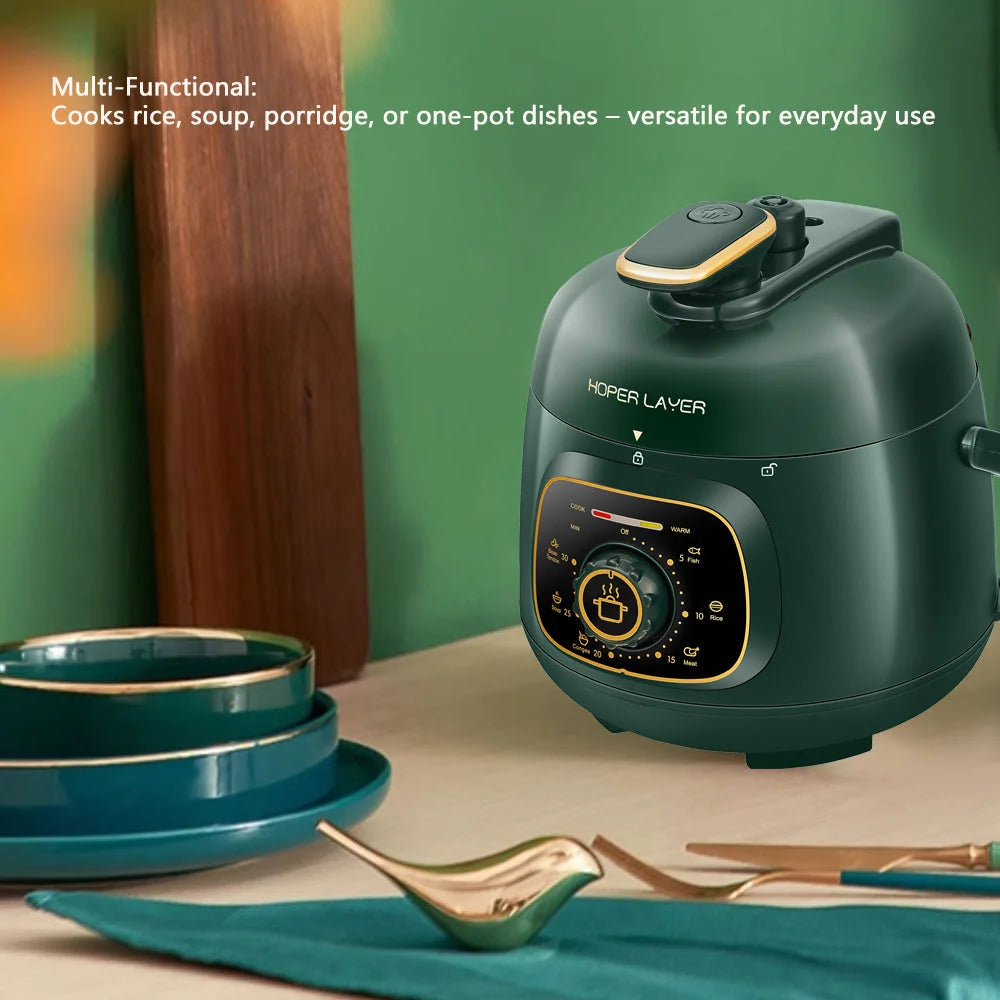 Hoper Layer Mini Electric Pressure Cooker – HL-MP160 3-Cup