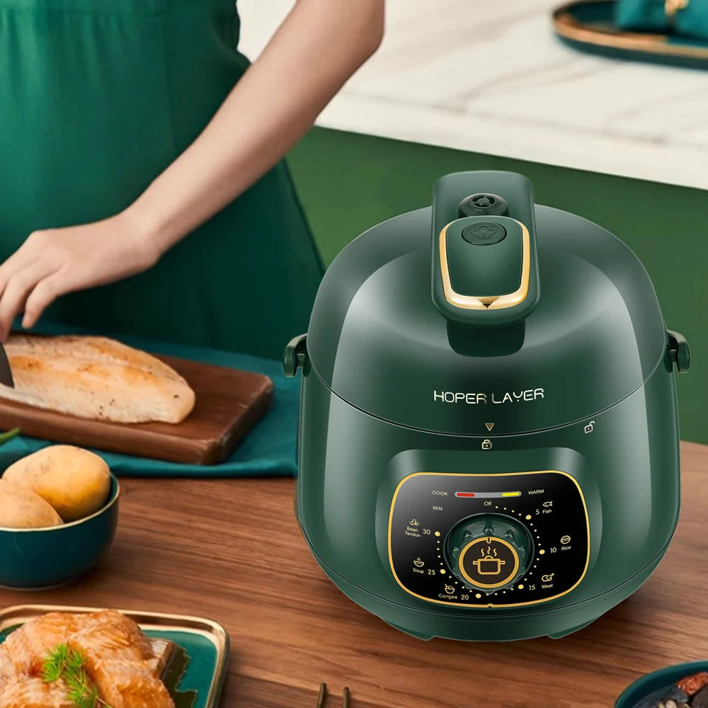 Hoper Layer Mini Electric Pressure Cooker – HL-MP160 3-Cup
