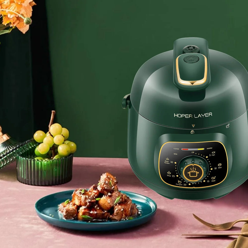 Hoper Layer Mini Electric Pressure Cooker – HL-MP160 3-Cup