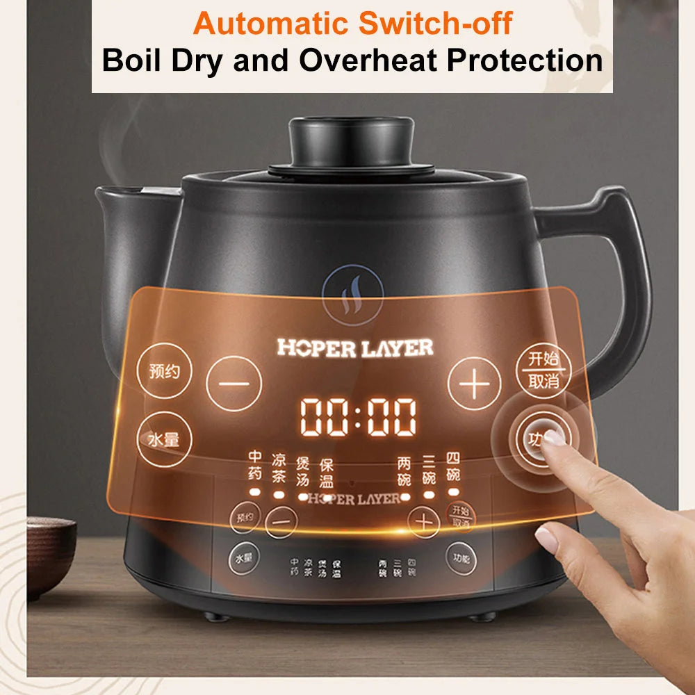 Hoper layer Multifunctional Kettle Smart Medicinal Pot AU
