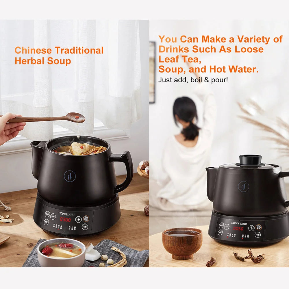 Hoper layer Multifunctional Kettle Smart Medicinal Pot AU