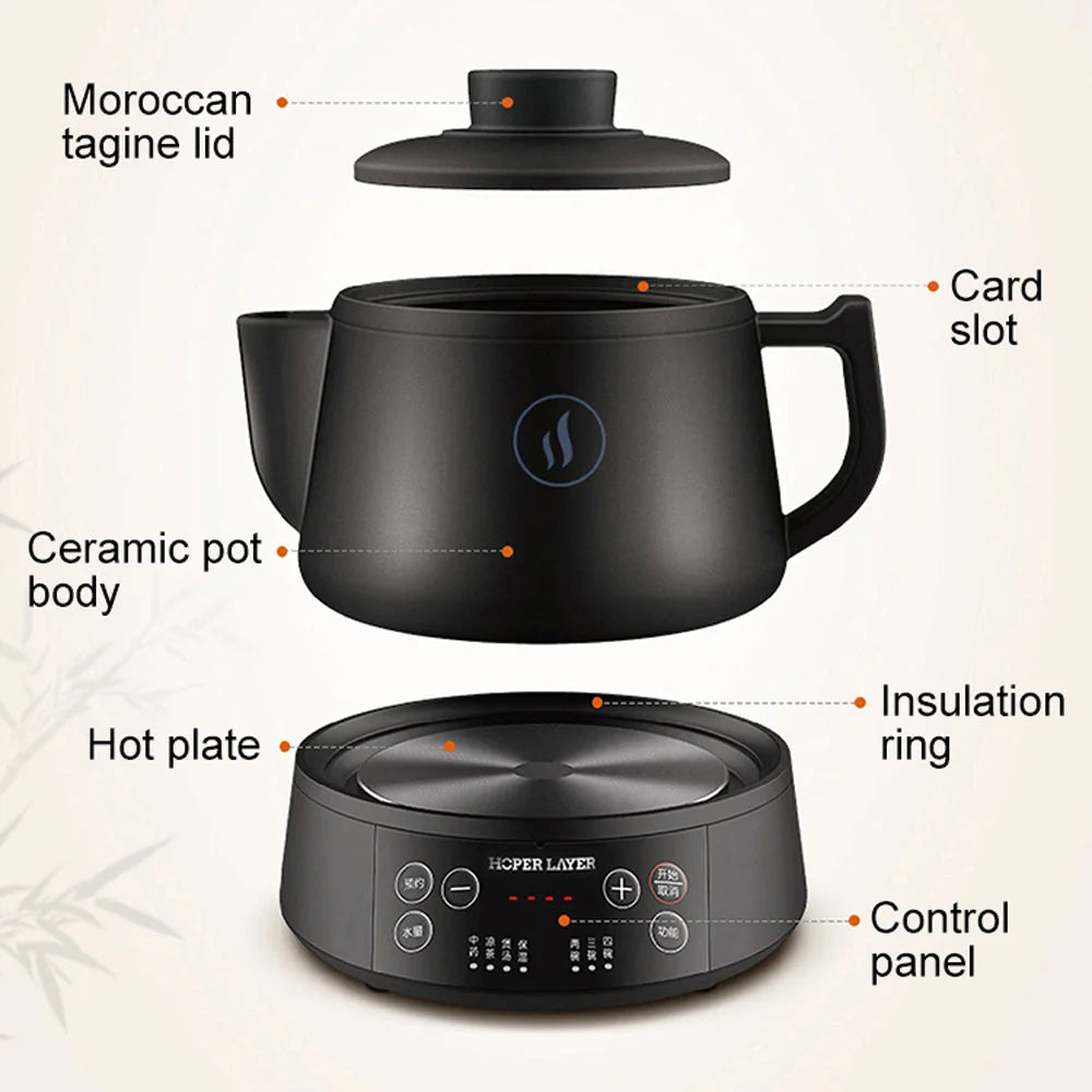 Hoper layer Multifunctional Kettle Smart Medicinal Pot AU