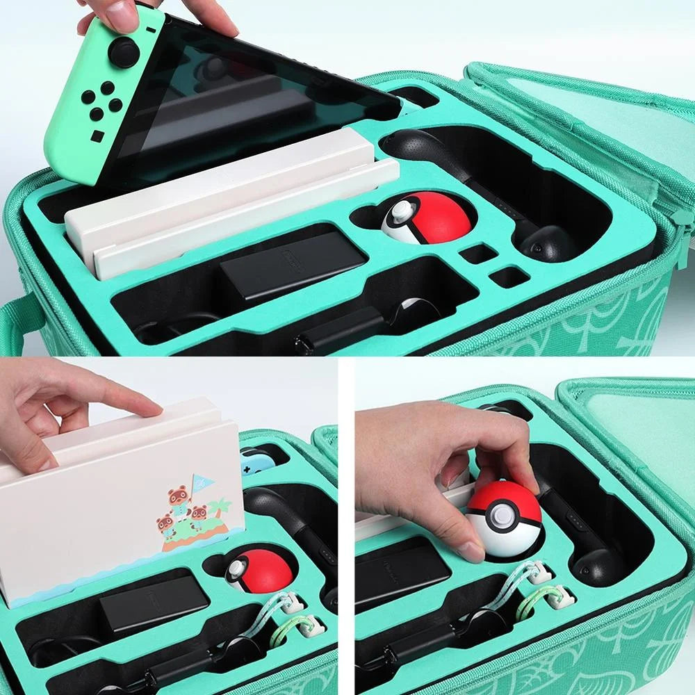 Horizontal Forest Friends Switch Game Storage Bag-1915198128169029636