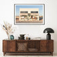 Horses Prada Canvas Wall Art Black Frame 70cm x 100cm