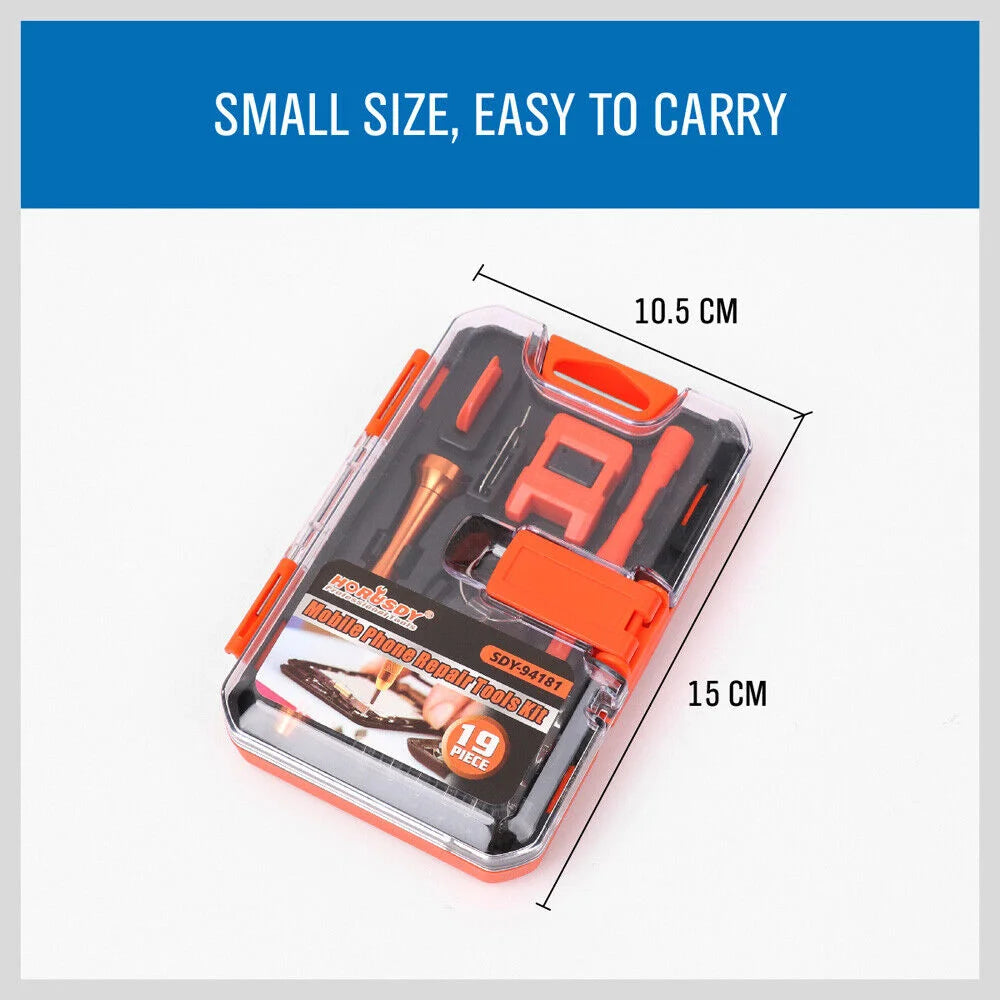 HORUSDY 18 in 1 Mobile Phone Repair Tools Kit Pry Opening