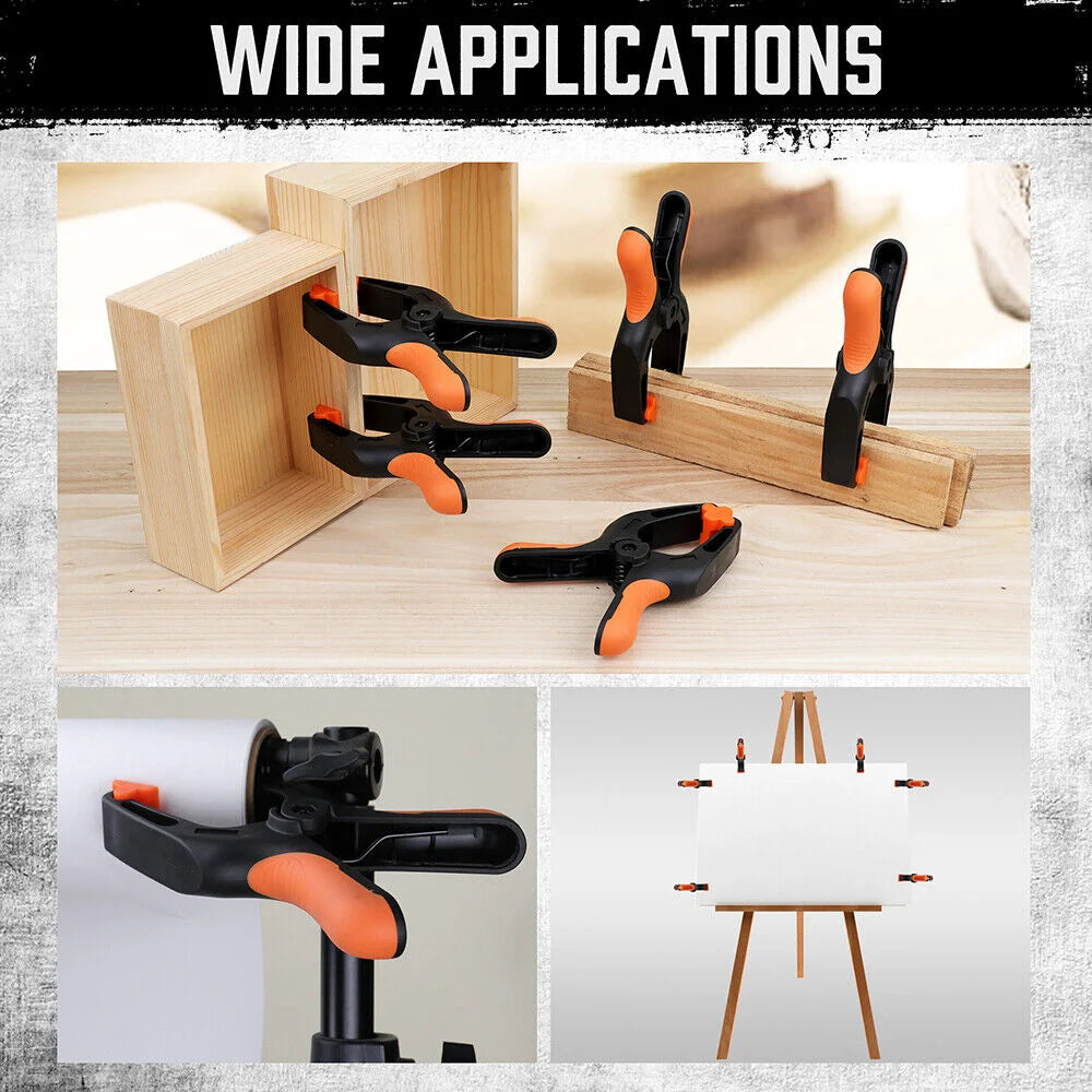 HORUSDY 32Pc Nylon Spring Clamp 7’’ Extra Large Rubber