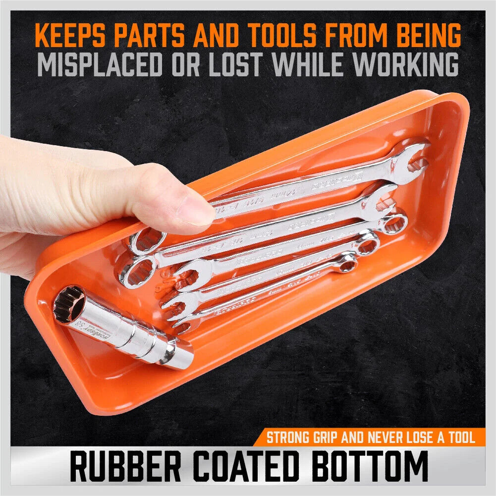 HORUSDY 3Pcs Magnetic Parts Tray Set Small Parts Tool