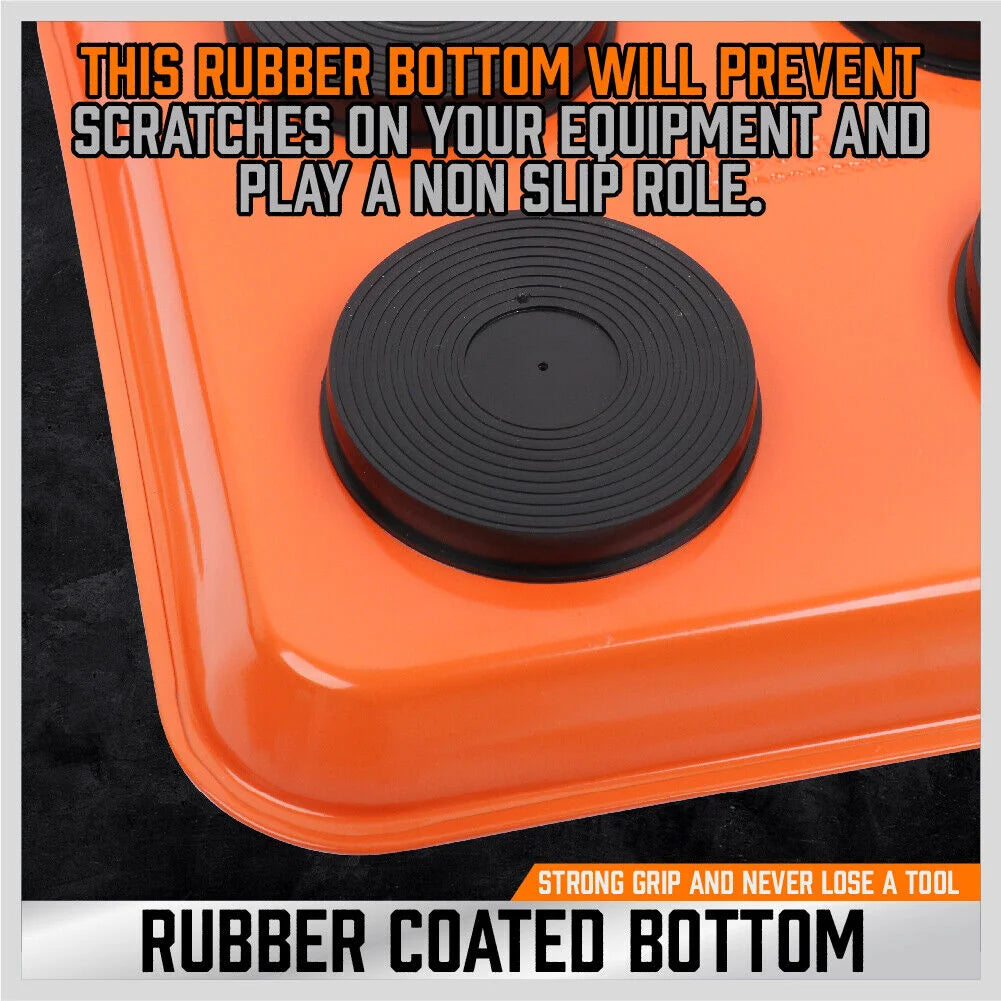 HORUSDY 3Pcs Magnetic Parts Tray Set Small Parts Tool