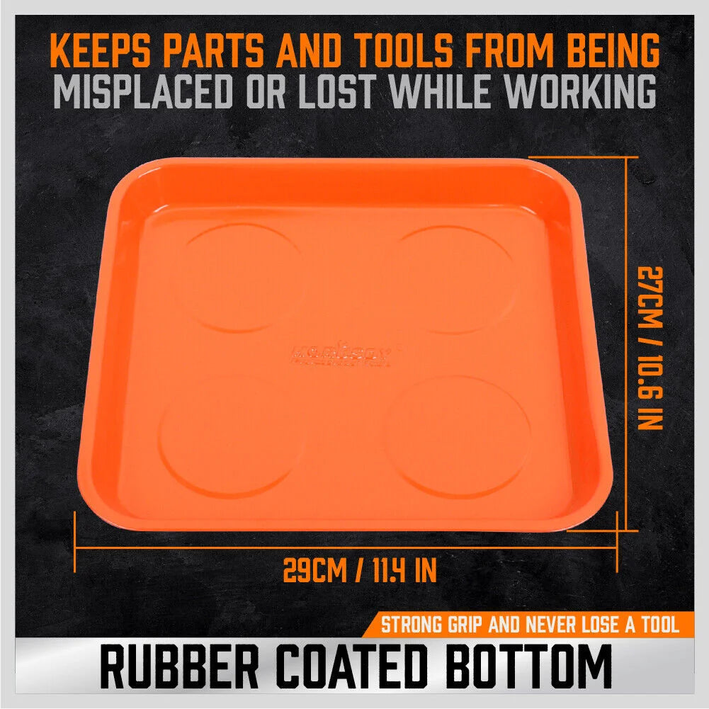 HORUSDY 3Pcs Magnetic Parts Tray Set Small Parts Tool